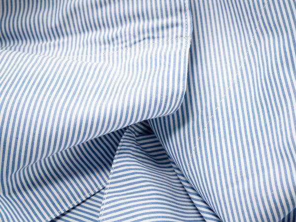 Rota Summer Medium blue herringbone pair of regular fit linen trousers Saldi