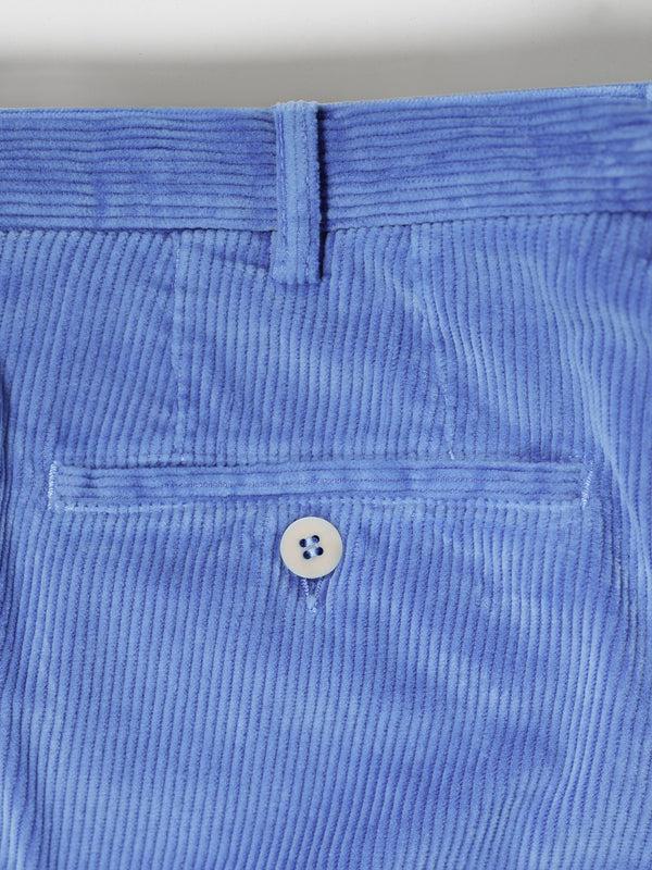Rota Sport Winter Cobalt corduroy sport trousers 1 pleat I Più Venduti