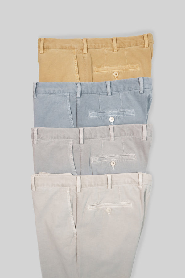 Rota Sport Winter Light beige cotton cashmere sport trousers Vendite Flash