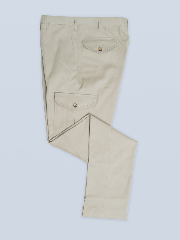 Rota Winter Light beige cotton elastan cargo pockets Spedizione Gratuita
