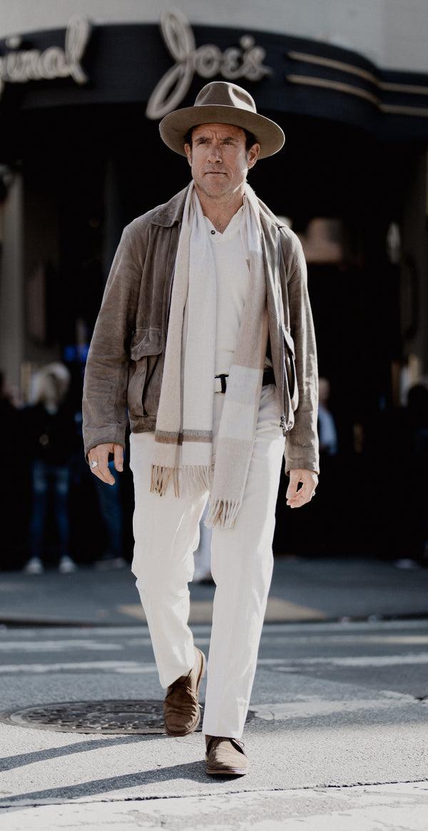 Rota Winter Off white corduroy big wale trousers Soddisfazione Garantita