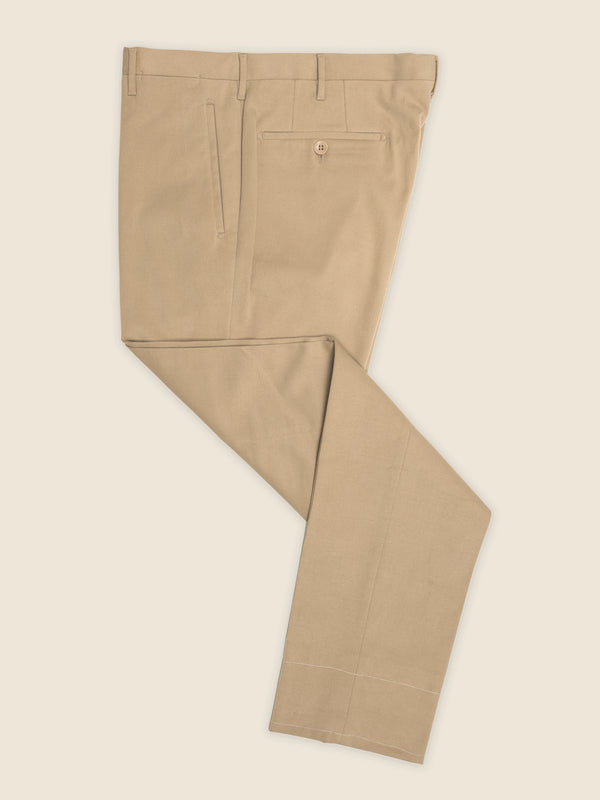 Rota Winter Beige cotton elastan trousers Qualità Garantita