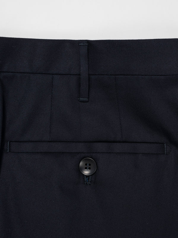 Rota Summer Dark blue pair of regular fit lightweight supima cotton trousers Affare Del Giorno