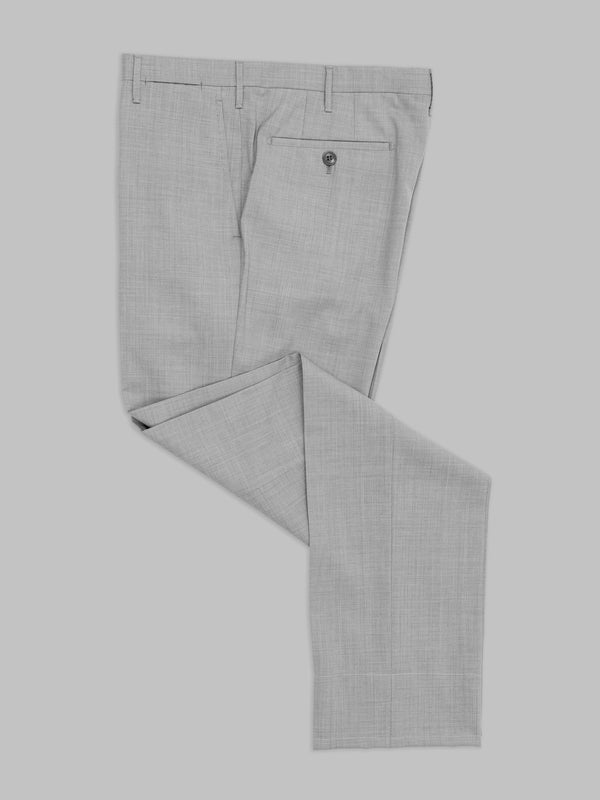 Rota Summer Light grey pair of regular fit elastic wool trousers Sottocosto