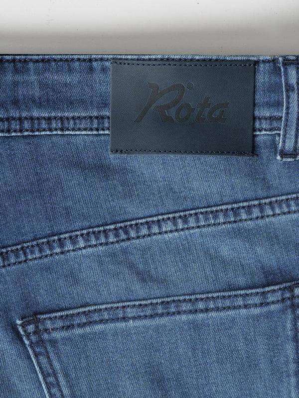 Rota Sport Summer Blue denim cotton 5 pockets trousers Presa