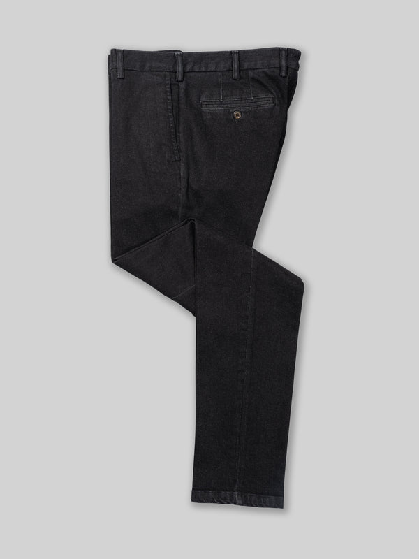 Rota Sport Winter Black denim cotton sport trousers Offerta