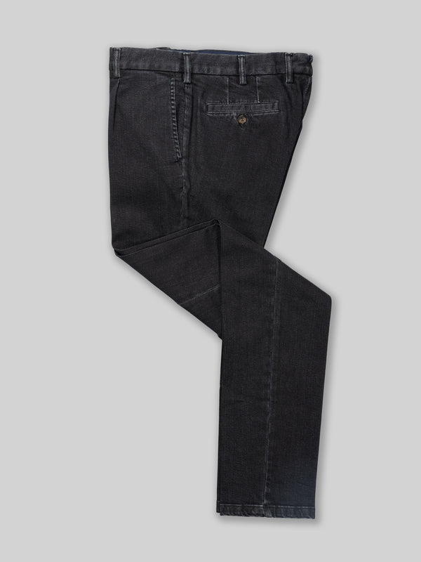 Rota Sport Winter Black denim cotton sport trousers Economico