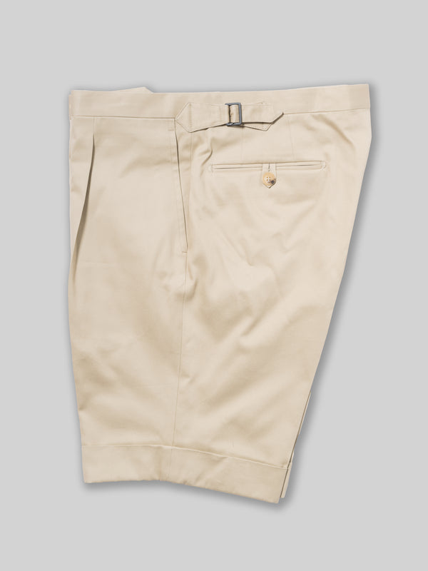 Rota Summer Beige pair of regular fit cotton bermuda Online