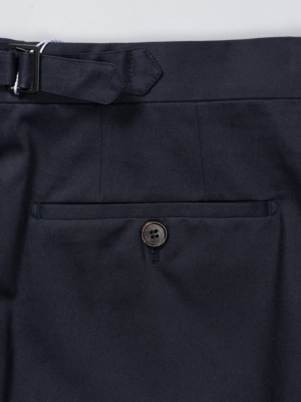 Rota Summer Dark blue pair of regular fit cotton bermuda Outlet