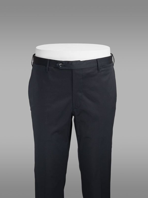 Rota Summer Dark blue pair of regular fit lightweight cotton elastan trousers