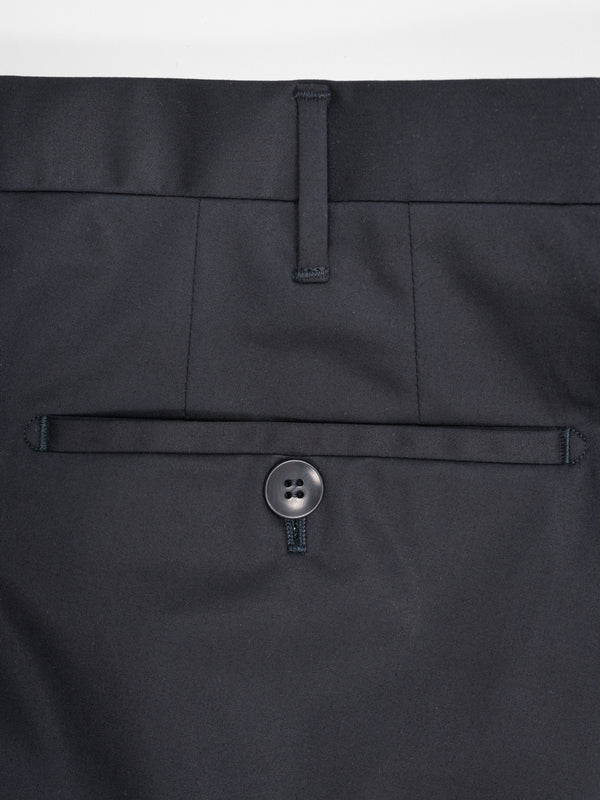 Rota Summer Dark blue pair of regular fit lightweight cotton elastan trousers Vendita Calda