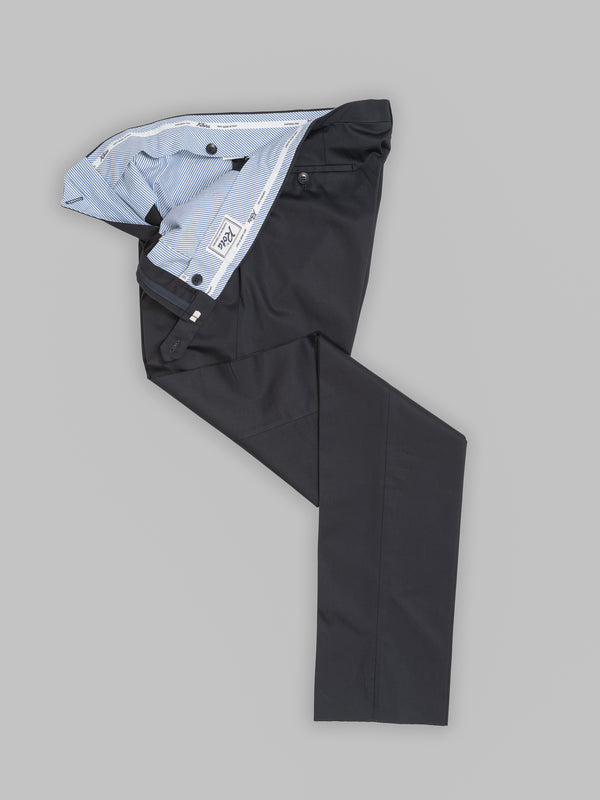 Rota Summer Dark blue pair of regular fit lightweight cotton elastan trousers Vendita Calda