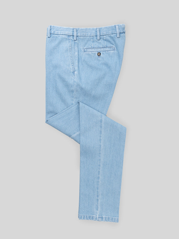 Rota Sport Winter Light blue denim cotton sport trousers I Più Venduti