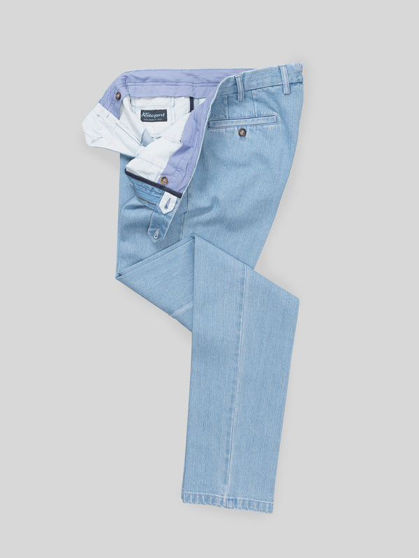 Rota Sport Winter Light blue denim cotton sport trousers I Più Venduti