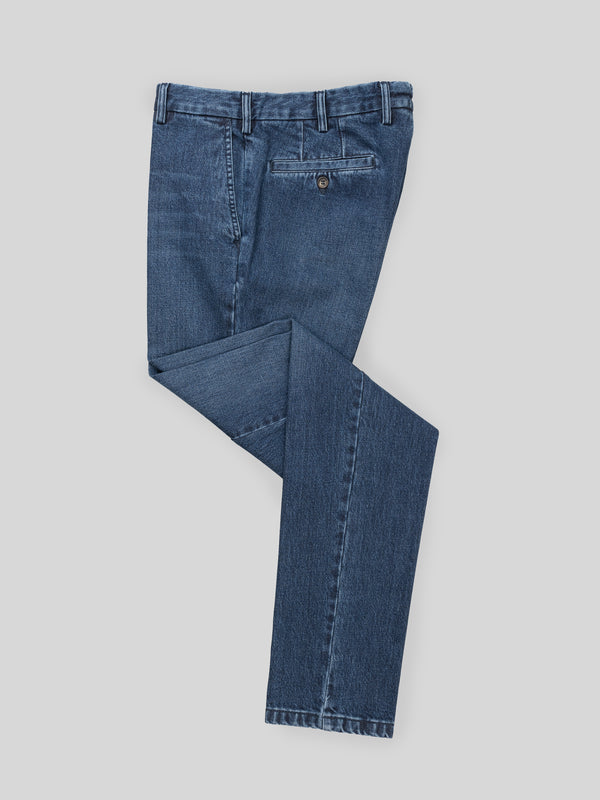 Rota Sport Winter Blue denim cotton sport trousers Vendite Flash