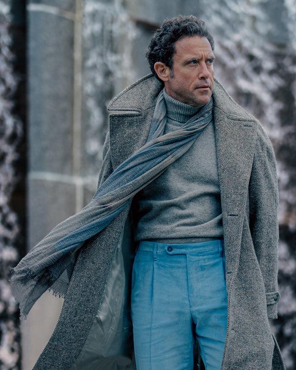Rota Winter Azure corduroy medium wale trousers Nuova