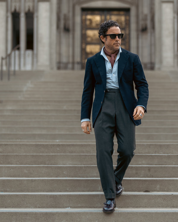 Rota Summer Venezia dark grey wool trousers Convenienza