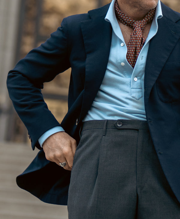 Rota Summer Venezia dark grey wool trousers Convenienza