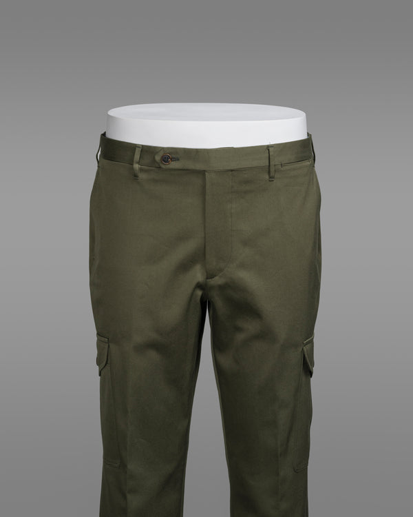 Rota Summer Green cotton trousers cargo Presa