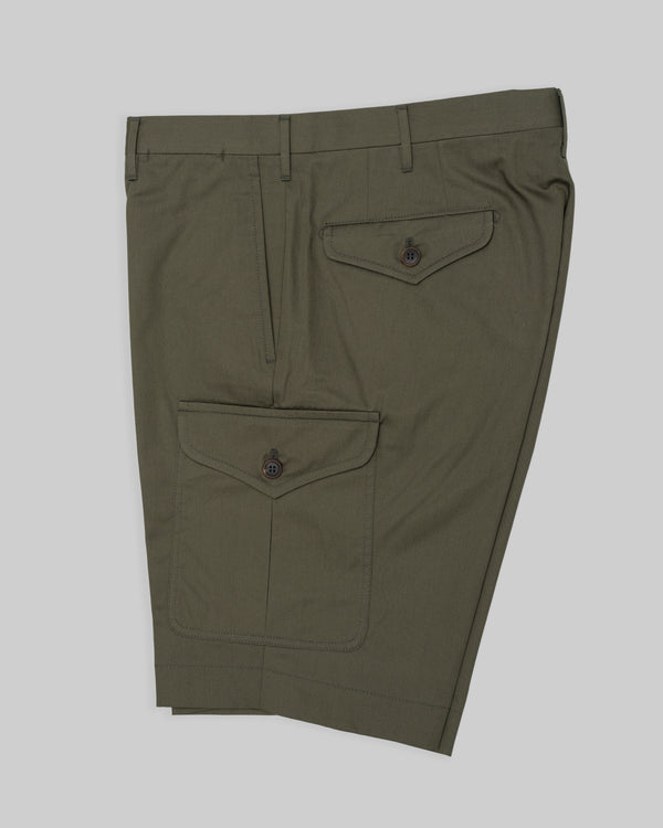 Rota Summer Green cotton bermuda cargo Offerta