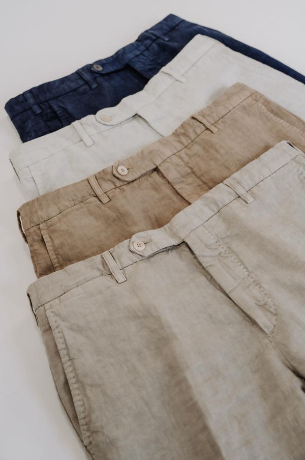 Rota Sport Summer Light Beige linen sport trousers Economico