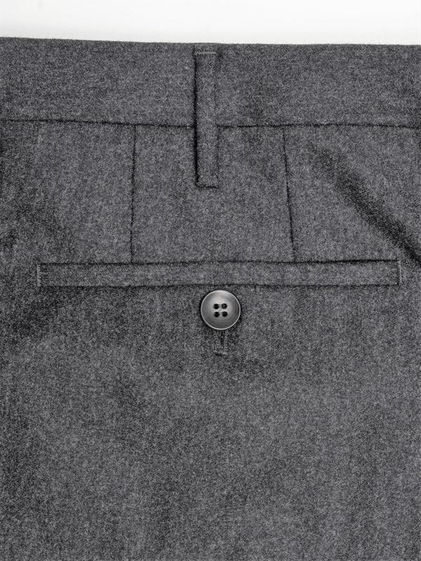 Rota Winter Medium grey flannel trousers-2pleats Online