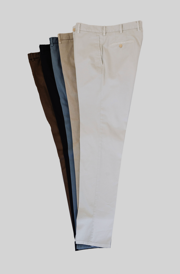 Rota Sport Summer Denim blue cotton supima sport trousers Vendita Calda