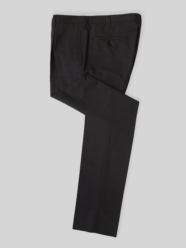 Rota Summer Dark grey elastic wool slim fit trousers Negozio