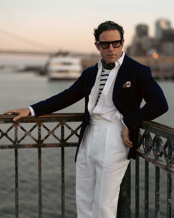 Rota Summer New York white linen trousers 2025