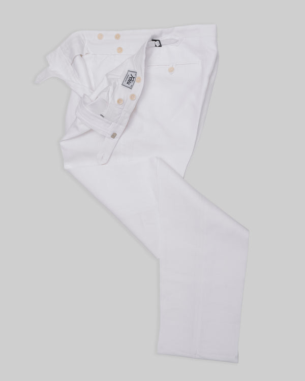 Rota Summer New York white linen trousers 2025