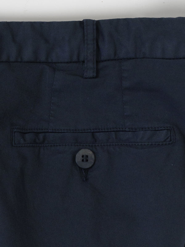 Rota Sport Summer Dark blue cotton supima sport trousers 1 pleat Qualità