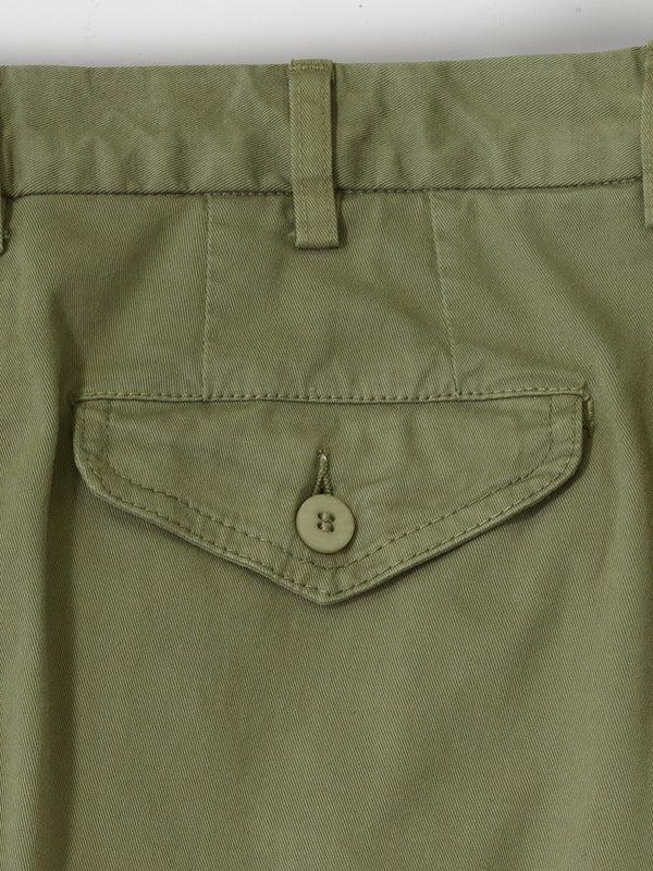 Rota Sport Summer Green supima cotton cargo sport trousers with flaps Spedizione Gratuita