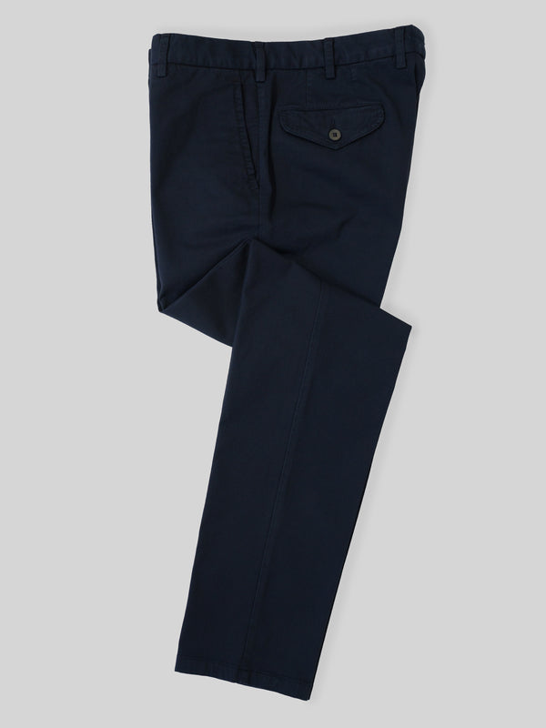 Rota Sport Summer Dark blue cotton supima sport trousers with flaps Pezzi Unici