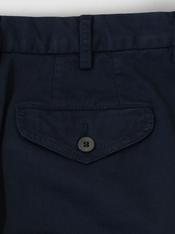 Rota Sport Summer Dark blue cotton supima sport trousers with flaps Pezzi Unici