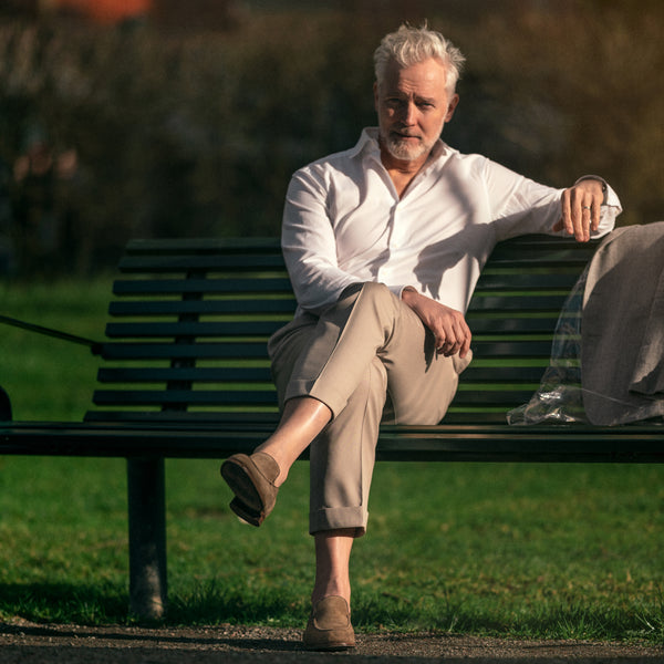 Rota Summer Como gabardine wool trousers Affare Del Giorno