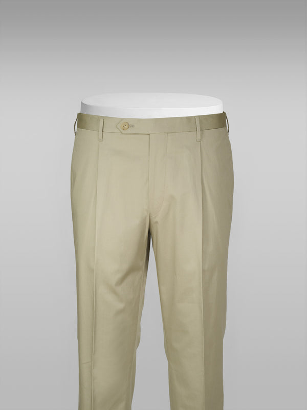 Rota Summer Light beige cotton elastan trousers Convenienza