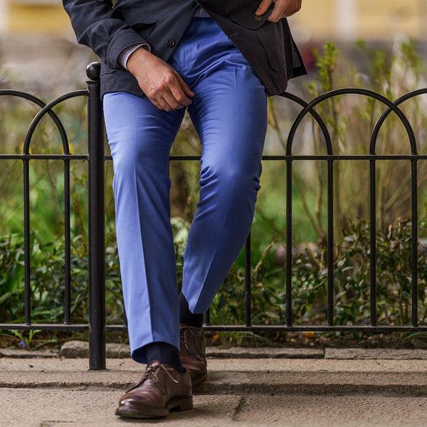 Rota Summer Sky blue cotton trousers Novità