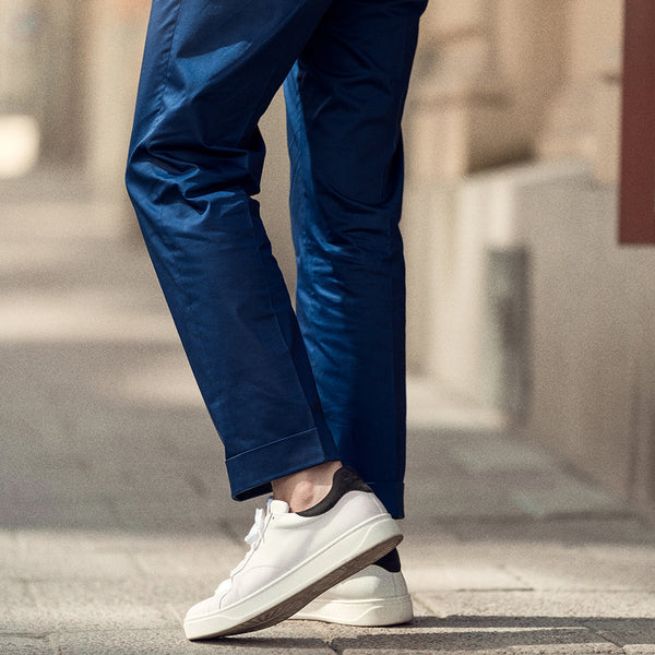 Rota Summer Blue lightweight cotton elastan trousers Presa