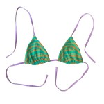 Sort of looser Eco-Triangolo_Zebra Turquoise Pezzi Unici