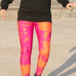 Sort of looser Eco-Leggings POWER PINK Economico