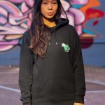Sort of looser UNISEX Hoodie TIGER_Black Violet #baliinspired Negozio