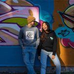 Sort of looser UNISEX Hoodie TIGER_Black Violet #baliinspired Negozio