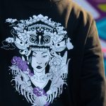 Sort of looser UNISEX Crew Neck BARONG_Black Violet #baliinspired 2025