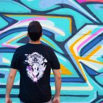 Sort of looser UNISEX T-shirt BARONG_Black Violet #baliinspired Italy