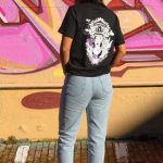 Sort of looser UNISEX T-shirt BARONG_Black Violet #baliinspired Italy