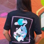 Sort of looser UNISEX T-shirt TIGER_Black Rose#baliinspired In Linea