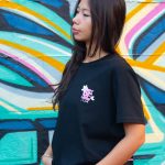 Sort of looser UNISEX T-shirt TIGER_Black Rose#baliinspired In Linea