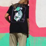 Sort of looser UNISEX T-shirt TIGER_Black-Violet #baliinspired Nuovo