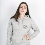 Sort of looser SHARK_grey hoodie Sottocosto