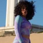 Sort of looser Eco-Crop Top Yoga_Violet Soddisfazione Garantita